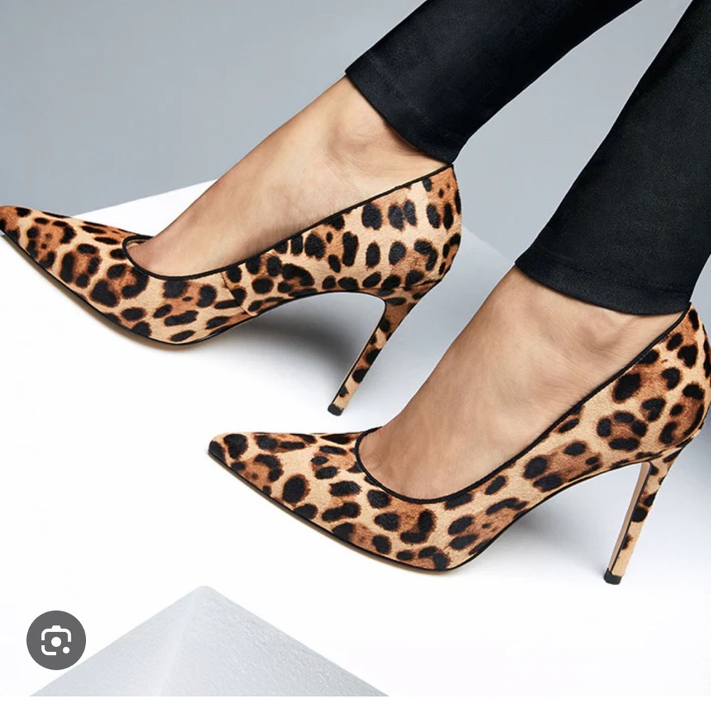 Nine West leopard calf skin Tatiana heel/pumps